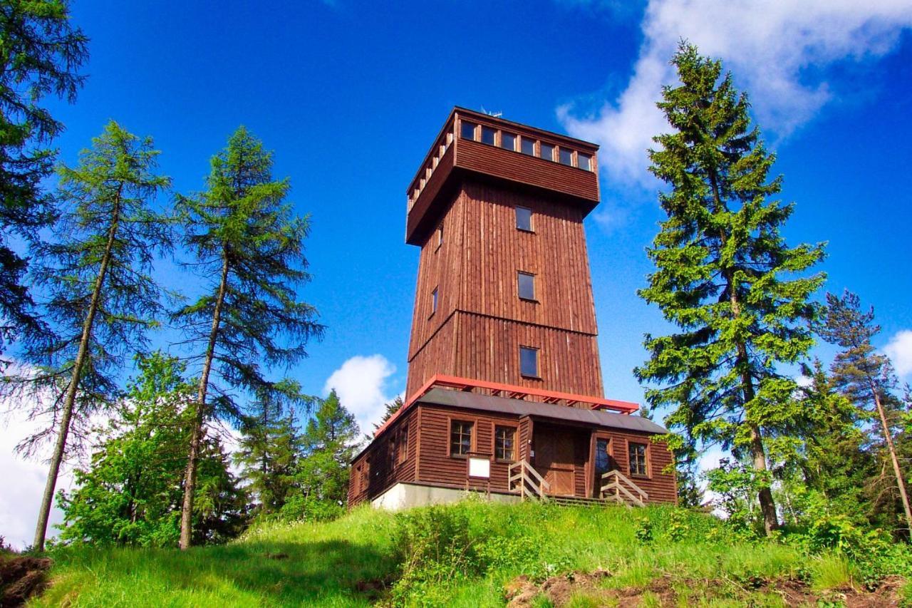 Hotel Garni Schloss Schoenberg Bad Brambach Eksteriør bilde