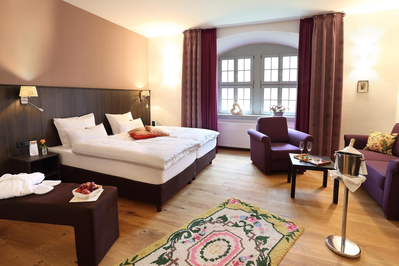 Hotel Garni Schloss Schoenberg Bad Brambach Eksteriør bilde